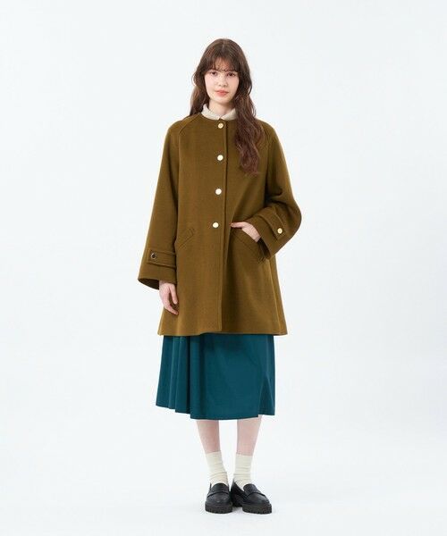 MACKINTOSH PHILOSOPHY / マッキントッシュ フィロソフィー その他アウター | 【WELBURY NO COLLAR（ウェルベリーノーカラー）】ウールメルトン製 | 詳細4