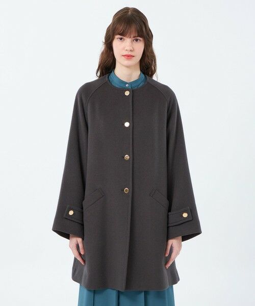 MACKINTOSH PHILOSOPHY / マッキントッシュ フィロソフィー その他アウター | 【WELBURY NO COLLAR（ウェルベリーノーカラー）】ウールメルトン製 | 詳細5