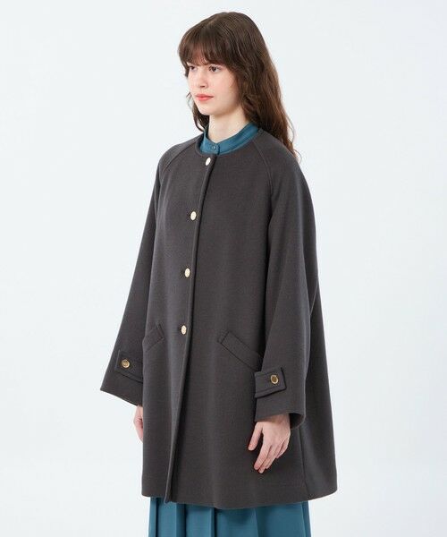 MACKINTOSH PHILOSOPHY / マッキントッシュ フィロソフィー その他アウター | 【WELBURY NO COLLAR（ウェルベリーノーカラー）】ウールメルトン製 | 詳細6