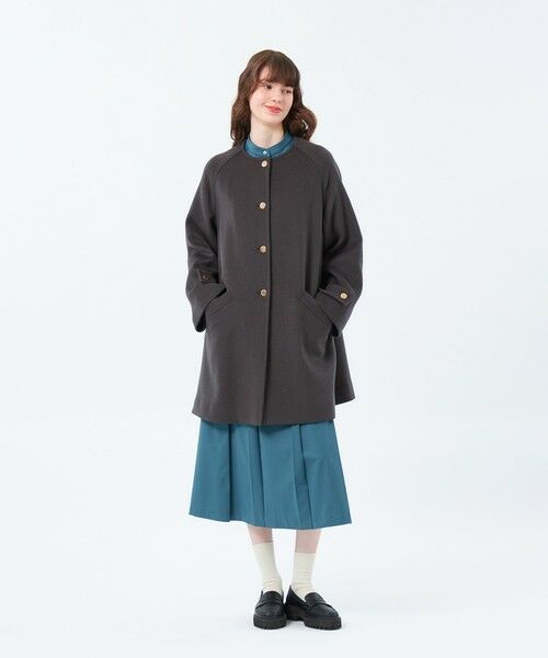 MACKINTOSH PHILOSOPHY / マッキントッシュ フィロソフィー その他アウター | 【WELBURY NO COLLAR（ウェルベリーノーカラー）】ウールメルトン製 | 詳細2