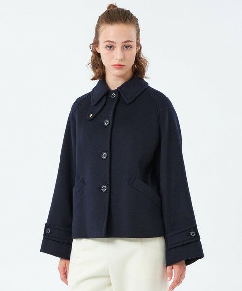 MACKINTOSH PHILOSOPHY/マッキントッシュ フィロソフィー 【WELBURY SHORT(ウェルベリーショート)】ウールメルトン ネイビー3 38 MACKINTOSH PHILOSOPHY/マッキントッシュ フィロソフィー 【WELBURY SHORT(ウェルベリーショート)】ウールメルトン ネイビー3 38
