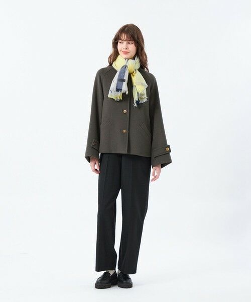 MACKINTOSH PHILOSOPHY / マッキントッシュ フィロソフィー その他アウター | 【WELBURY NO COLLAR SHORT（ウェルベリーノーカラーショート）】ウールメルトン製 | 詳細3