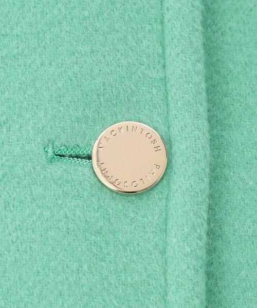 MACKINTOSH PHILOSOPHY / マッキントッシュ フィロソフィー その他アウター | 【WELBURY NO COLLAR SHORT（ウェルベリーノーカラーショート）】ウールメルトン製 | 詳細11