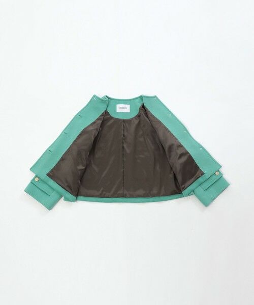 MACKINTOSH PHILOSOPHY / マッキントッシュ フィロソフィー その他アウター | 【WELBURY NO COLLAR SHORT（ウェルベリーノーカラーショート）】ウールメルトン製 | 詳細12