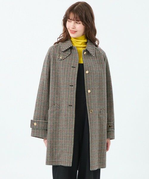 MACKINTOSH PHILOSOPHY/マッキントッシュ フィロソフィー 【LEE11月号掲載/蛯原友里さん着用】【WELBURY(ウェルベリー)】HEAT TWEED製 キャメル1 38 MACKINTOSH PHILOSOPHY/マッキントッシュ フィロソフィー 【LEE11月号掲載/蛯原友里さん着用】【WELBURY(ウェルベリー)】HEAT TWEED製 キャメル1 38