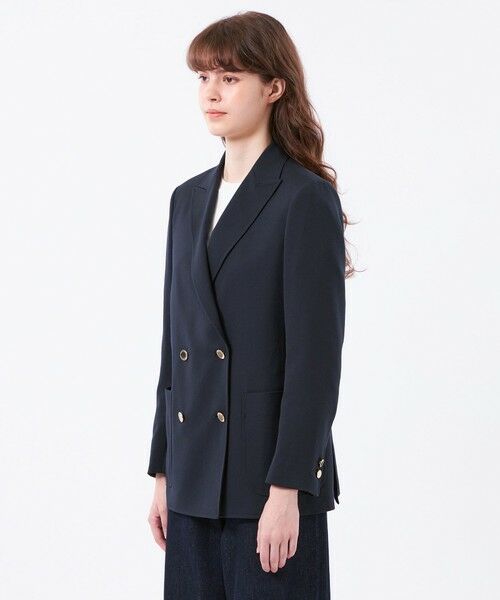 MACKINTOSH PHILOSOPHY / マッキントッシュ フィロソフィー ノーカラージャケット | 【WEB&一部店舗限定】ダブルブレストブレザー | 詳細3