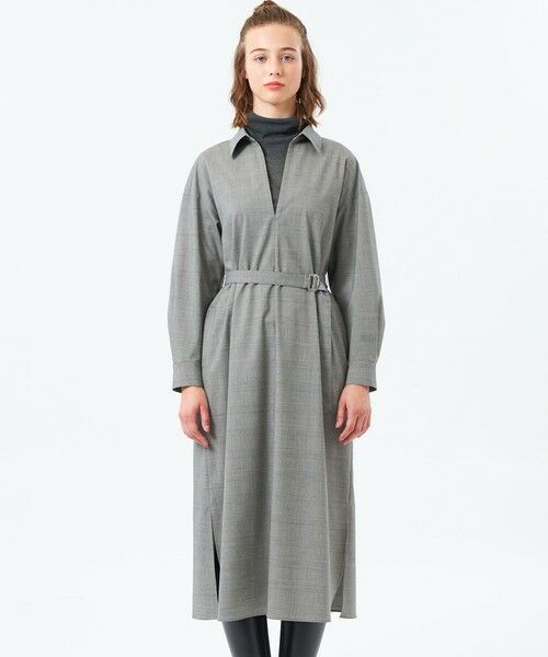 MACKINTOSH PHILOSOPHY / マッキントッシュ フィロソフィー ロング・マキシ丈ワンピース | ウールトロスキッパーワンピース | 詳細3