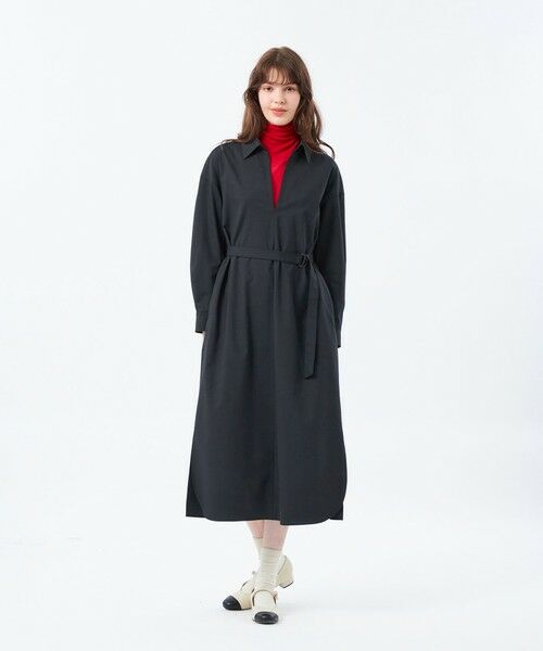 MACKINTOSH PHILOSOPHY / マッキントッシュ フィロソフィー ロング・マキシ丈ワンピース | ウールトロスキッパーワンピース | 詳細2