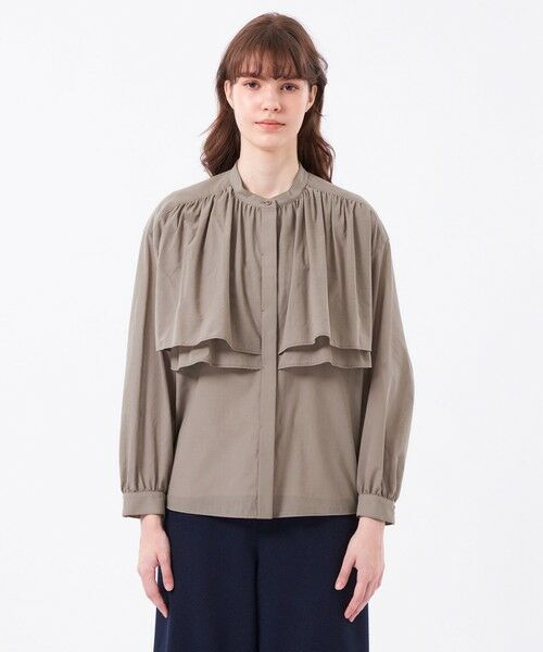 MACKINTOSH PHILOSOPHY / マッキントッシュ フィロソフィー シャツ・ブラウス | ボイルローンラッフルブラウス | 詳細3