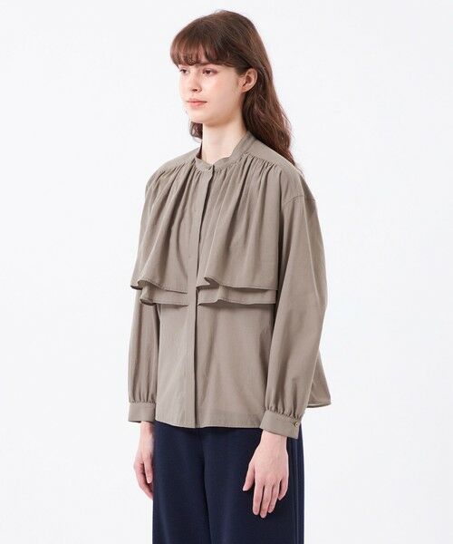 MACKINTOSH PHILOSOPHY / マッキントッシュ フィロソフィー シャツ・ブラウス | ボイルローンラッフルブラウス | 詳細4