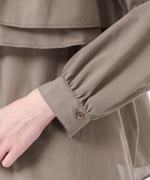 MACKINTOSH PHILOSOPHY / マッキントッシュ フィロソフィー シャツ・ブラウス | ボイルローンラッフルブラウス | 詳細6