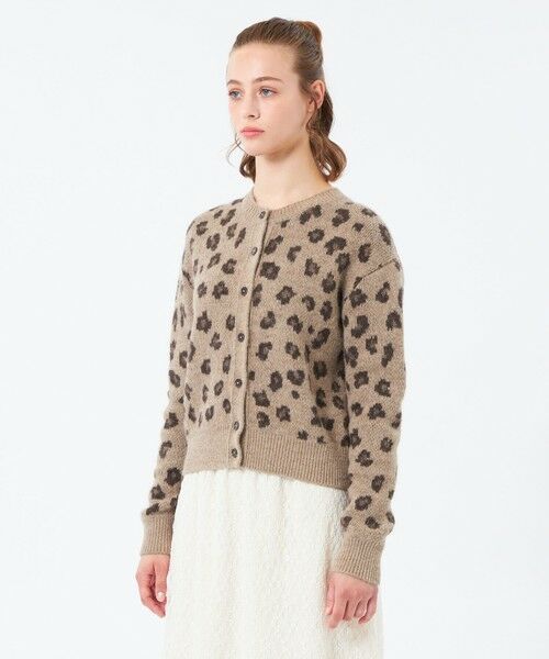 MACKINTOSH PHILOSOPHY / マッキントッシュ フィロソフィー ニット・セーター | レオパードニットカーディガン | 詳細3
