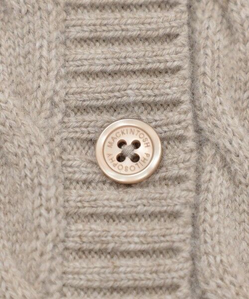 MACKINTOSH PHILOSOPHY / マッキントッシュ フィロソフィー ニット・セーター | ウールカシミヤケーブルカーディガン | 詳細9