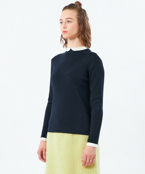 MACKINTOSH PHILOSOPHY / マッキントッシュ フィロソフィー ニット・セーター | 【2025年秋冬モデル】Cleric Collar Knit グリッター | 詳細5