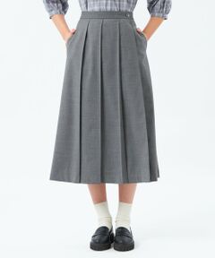 MACKINTOSH PHILOSOPHY / マッキントッシュ フィロソフィー ロング・マキシ丈スカート | ウールトロタックプリーツスカート