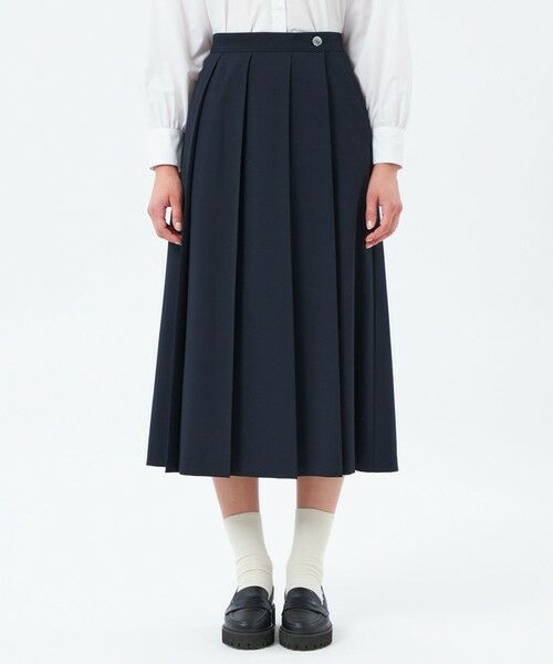 MACKINTOSH PHILOSOPHY / マッキントッシュ フィロソフィー ロング・マキシ丈スカート | ウールトロタックプリーツスカート | 詳細4