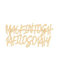 MACKINTOSH PHILOSOPHY / マッキントッシュ フィロソフィー ネックレス・ペンダント・チョーカー | ライティングロゴブローチ