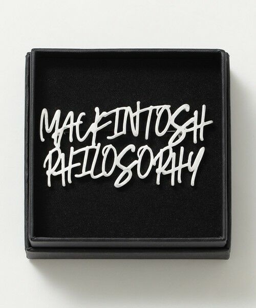 MACKINTOSH PHILOSOPHY / マッキントッシュ フィロソフィー ネックレス・ペンダント・チョーカー | ライティングロゴブローチ | 詳細3