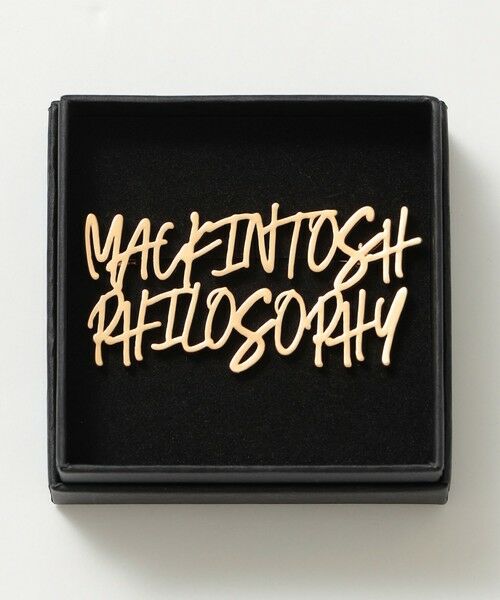 MACKINTOSH PHILOSOPHY / マッキントッシュ フィロソフィー ネックレス・ペンダント・チョーカー | ライティングロゴブローチ | 詳細4