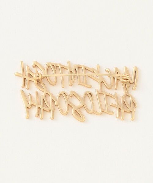 MACKINTOSH PHILOSOPHY / マッキントッシュ フィロソフィー ネックレス・ペンダント・チョーカー | ライティングロゴブローチ | 詳細1