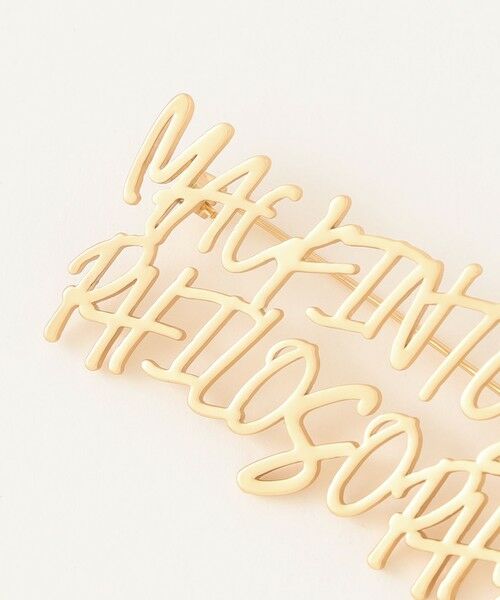 MACKINTOSH PHILOSOPHY / マッキントッシュ フィロソフィー ネックレス・ペンダント・チョーカー | ライティングロゴブローチ | 詳細2