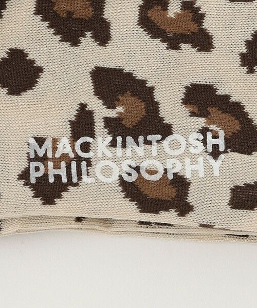 MACKINTOSH PHILOSOPHY / マッキントッシュ フィロソフィー その他インナー・ルームウェア | 【WEB&一部店舗限定】レオパード柄ソックス | 詳細3