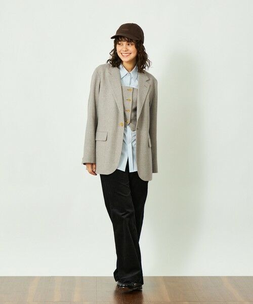 MACKINTOSH PHILOSOPHY / マッキントッシュ フィロソフィー ノーカラージャケット | GREY LABEL ウールシングルジャケット | 詳細2