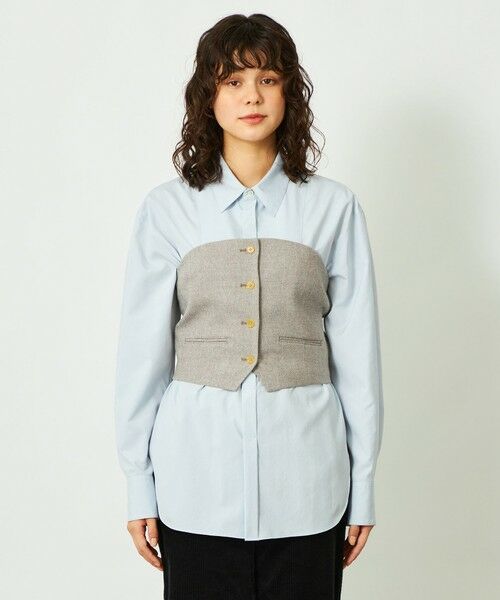 MACKINTOSH PHILOSOPHY / マッキントッシュ フィロソフィー ブルゾン | GREY LABEL ウールビスチェ | 詳細5