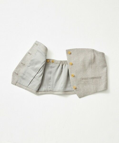 MACKINTOSH PHILOSOPHY / マッキントッシュ フィロソフィー ブルゾン | GREY LABEL ウールビスチェ | 詳細10