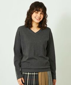 MACKINTOSH PHILOSOPHY / マッキントッシュ フィロソフィー ニット・セーター | GREY LABEL ファインコットンVネックニット