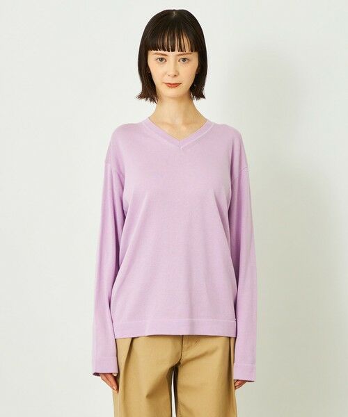 MACKINTOSH PHILOSOPHY / マッキントッシュ フィロソフィー ニット・セーター | GREY LABEL ファインコットンVネックニット | 詳細5