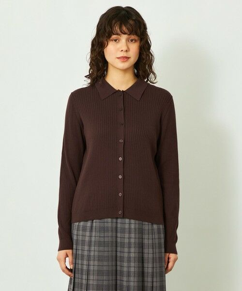 MACKINTOSH PHILOSOPHY / マッキントッシュ フィロソフィー ニット・セーター | GREY LABEL 衿付ニットカーディガン | 詳細4