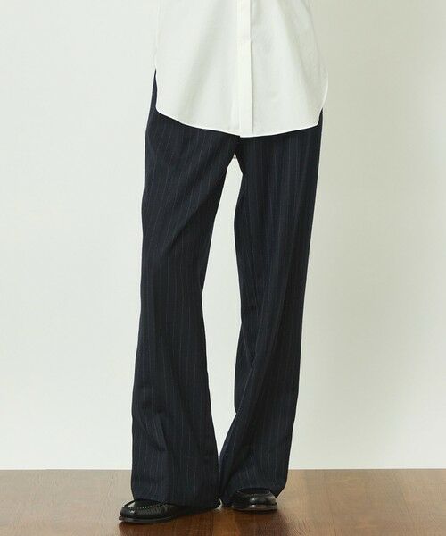 MACKINTOSH PHILOSOPHY/マッキントッシュ フィロソフィー GREY LABEL タックプリーツワイドパンツ ネイビー3 2