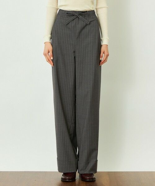 MACKINTOSH PHILOSOPHY / マッキントッシュ フィロソフィー その他パンツ | GREY LABEL ウールストライプイージーパンツ | 詳細4