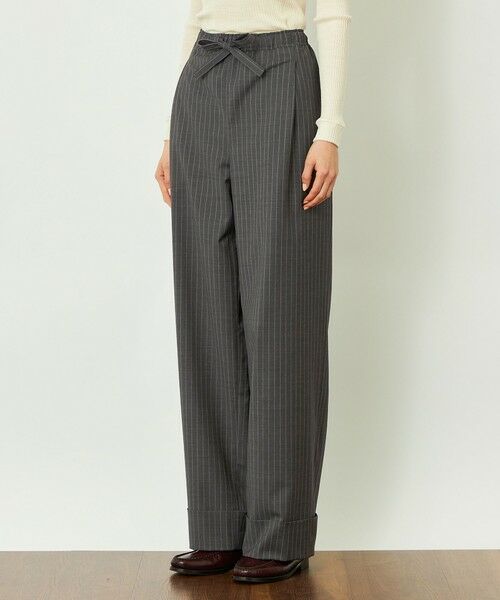 MACKINTOSH PHILOSOPHY / マッキントッシュ フィロソフィー その他パンツ | GREY LABEL ウールストライプイージーパンツ | 詳細5