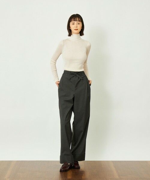 MACKINTOSH PHILOSOPHY / マッキントッシュ フィロソフィー その他パンツ | GREY LABEL ウールストライプイージーパンツ | 詳細1