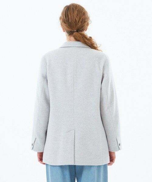 MACKINTOSH PHILOSOPHY / マッキントッシュ フィロソフィー ノーカラージャケット | 【WEB&一部店舗限定】アンゴラウールシャギージャケット | 詳細5