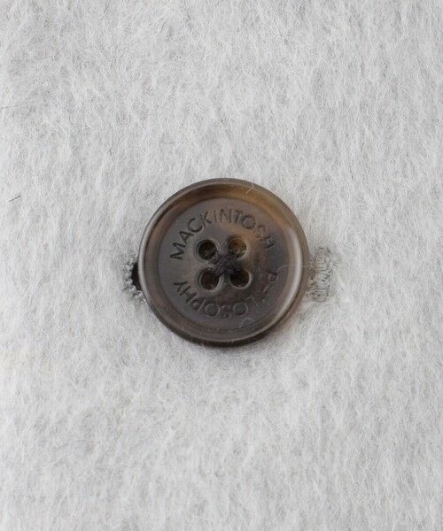 MACKINTOSH PHILOSOPHY / マッキントッシュ フィロソフィー ノーカラージャケット | 【WEB&一部店舗限定】アンゴラウールシャギージャケット | 詳細9