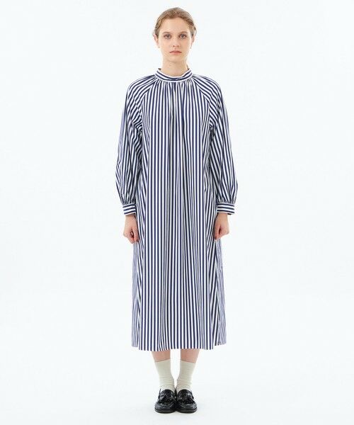 MACKINTOSH PHILOSOPHY / マッキントッシュ フィロソフィー ロング・マキシ丈ワンピース | 【WEB&一部店舗限定】THOMAS MASON ギャザーワンピース | 詳細3