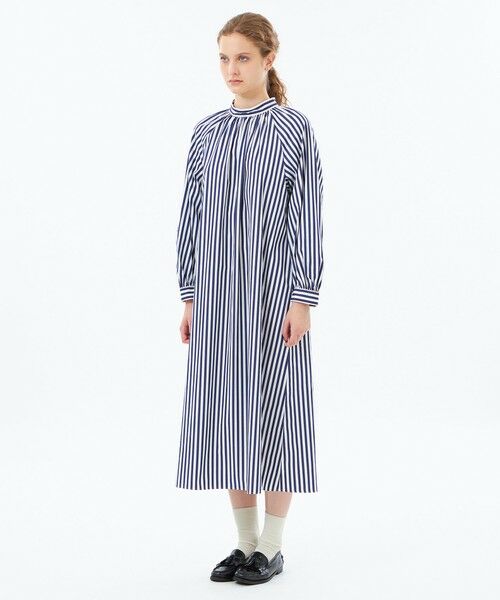 MACKINTOSH PHILOSOPHY / マッキントッシュ フィロソフィー ロング・マキシ丈ワンピース | 【WEB&一部店舗限定】THOMAS MASON ギャザーワンピース | 詳細4