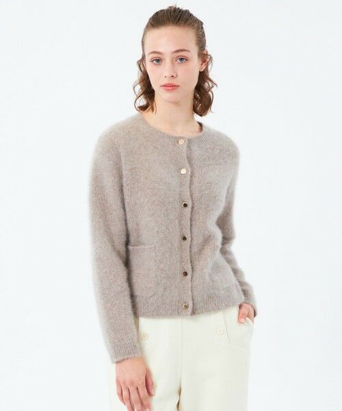 MACKINTOSH PHILOSOPHY/マッキントッシュ フィロソフィー 【ROYTON KNIT(ロイトンニット)】フォックスウール製 ベージュ1 38