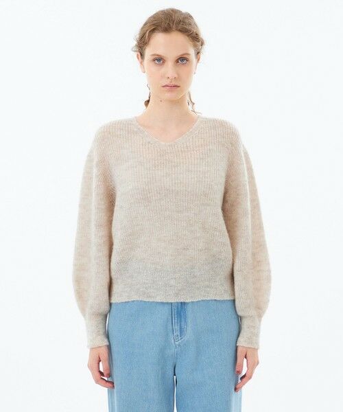 MACKINTOSH PHILOSOPHY / マッキントッシュ フィロソフィー ニット・セーター | 【WEB&一部店舗限定】モヘヤミックスVネックニット | 詳細3