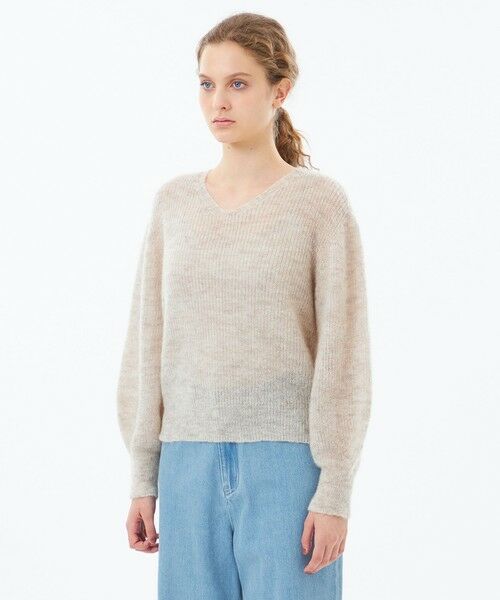 MACKINTOSH PHILOSOPHY / マッキントッシュ フィロソフィー ニット・セーター | 【WEB&一部店舗限定】モヘヤミックスVネックニット | 詳細4