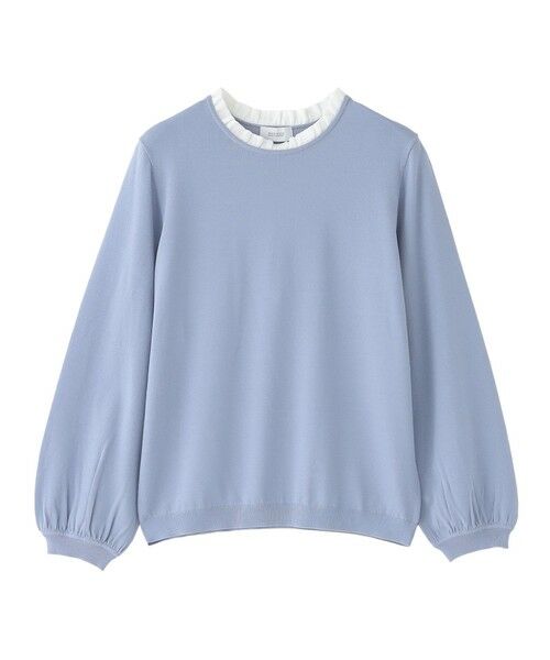 MACKINTOSH PHILOSOPHY / マッキントッシュ フィロソフィー ニット・セーター | フリルカラーニット(ブルー4)