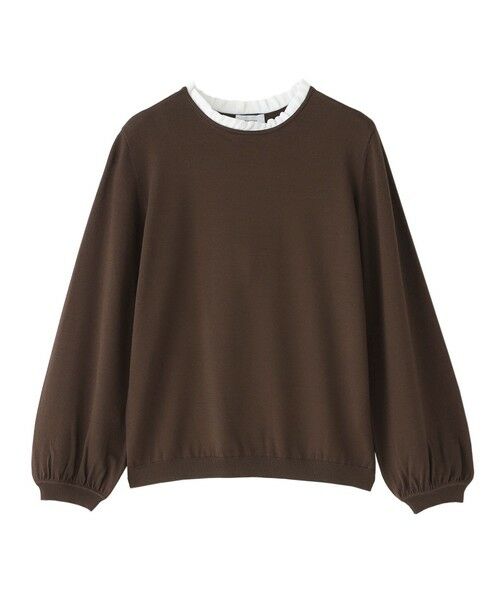 MACKINTOSH PHILOSOPHY / マッキントッシュ フィロソフィー ニット・セーター | フリルカラーニット(キャメル1)