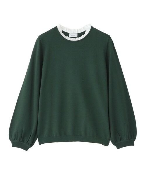 MACKINTOSH PHILOSOPHY / マッキントッシュ フィロソフィー ニット・セーター | フリルカラーニット(グリーン6)