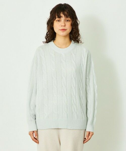 MACKINTOSH PHILOSOPHY / マッキントッシュ フィロソフィー ニット・セーター | GREY LABEL ウールカシミヤケーブルニット | 詳細6