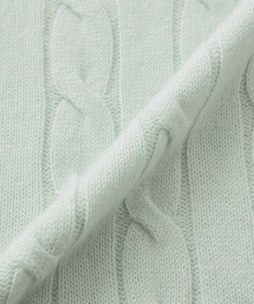 MACKINTOSH PHILOSOPHY / マッキントッシュ フィロソフィー ニット・セーター | GREY LABEL ウールカシミヤケーブルニット | 詳細14