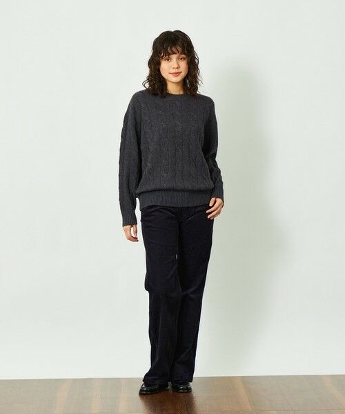 MACKINTOSH PHILOSOPHY / マッキントッシュ フィロソフィー ニット・セーター | GREY LABEL ウールカシミヤケーブルニット | 詳細1