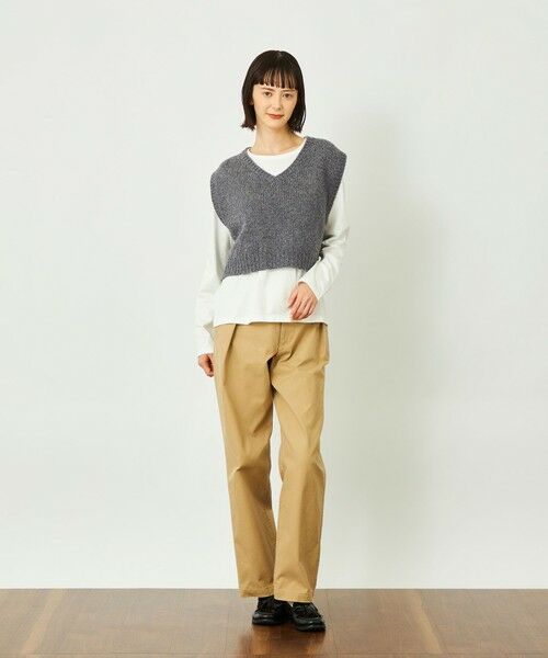 MACKINTOSH PHILOSOPHY / マッキントッシュ フィロソフィー ニット・セーター | GREY LABEL ローゲージショートベスト | 詳細2